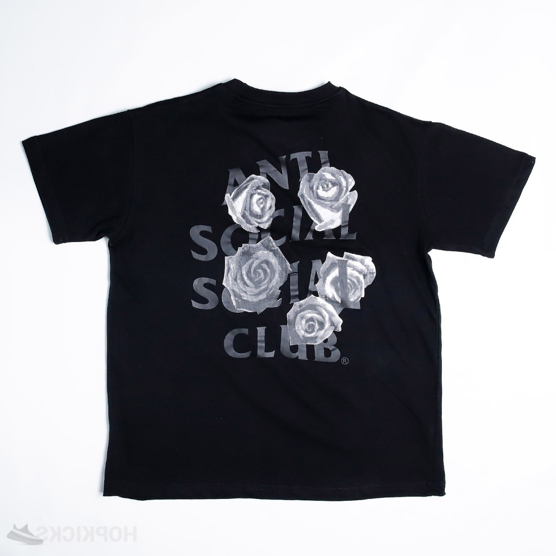 Anti social social club rose clearance t shirt